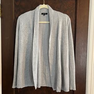 Verve Ami grey knit open cardigan